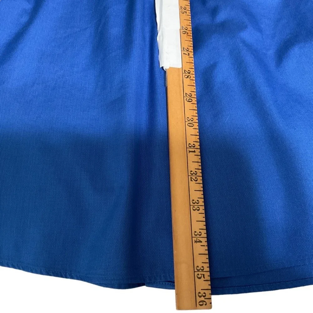 Joseph & Feiss Mens Blue‎ Dress Shirt Button Front Long Sleeve Non Iron Size 20T